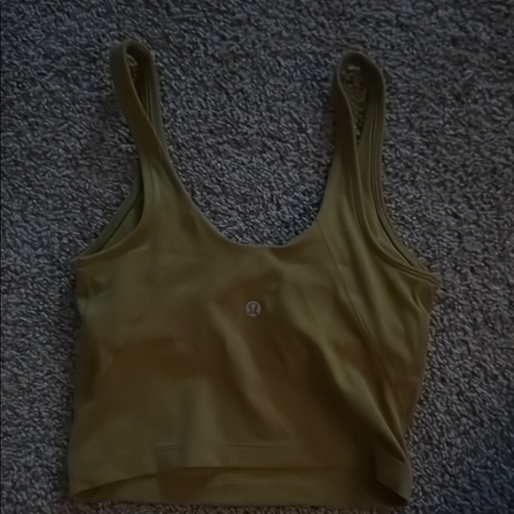 Lululemon Olive Green Women's Top - Picture 2 of 2